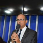 Representante da Loja Maçônica Fraternidade Conquistense, Cleber Flores. Foto: Ascom CMVC